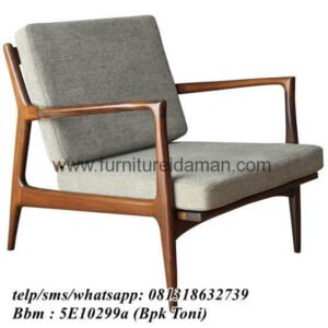 Kursi Cafe Minimalis Kayu Jati KCI 40 Furniture Idaman 