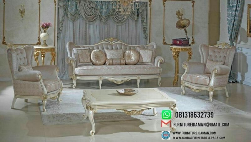  Kursi  Tamu Sofa  Klasik Mewah Terlaris Furniture Idaman